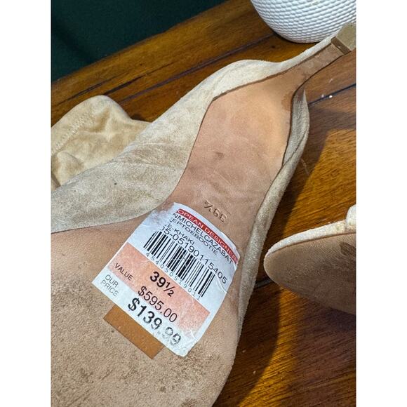 Jean michael caubat leather open toe heels size 39.5 euros - Picture 5 of 8